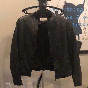 Women’s Calvin Klein Leather Jacket